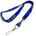 Dye-Sublimated Polyester Lanyard -reflex Blue 3/4"W x 36"L